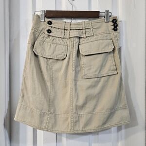 Dolce & Gabbana  Military Style Mini Short Skirt